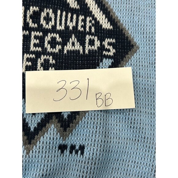 Vancouver Whitecaps Vs Toronto FC MLS Licensed Scarf Scarves Navy Light Blue - Picture 9 of 9